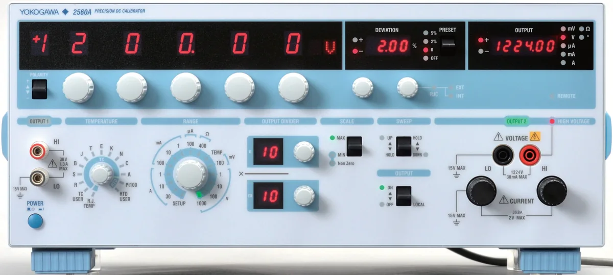 Прецизионный калибратор постоянного тока Yokogawa 2560A