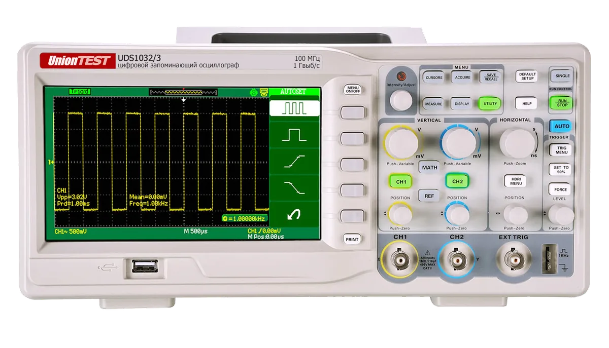 Осциллограф UnionTEST UDS1032/3