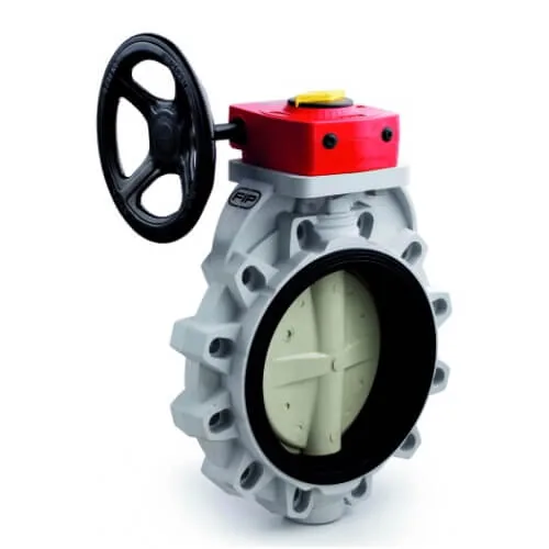 Затвор FIP PP-H с редуктором EPDM 110